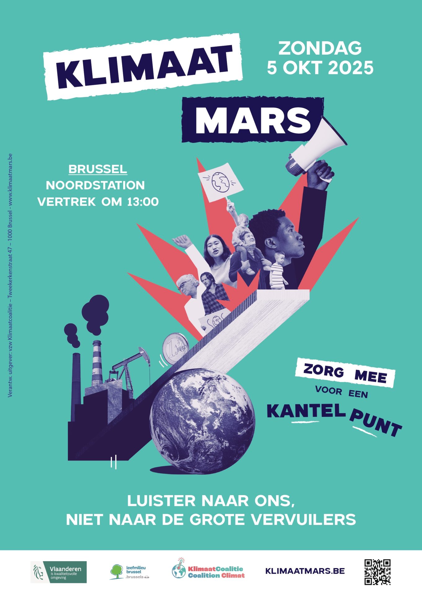 Klimaatmars 5 oktober 2025 - Zorg voor een kantelpunt